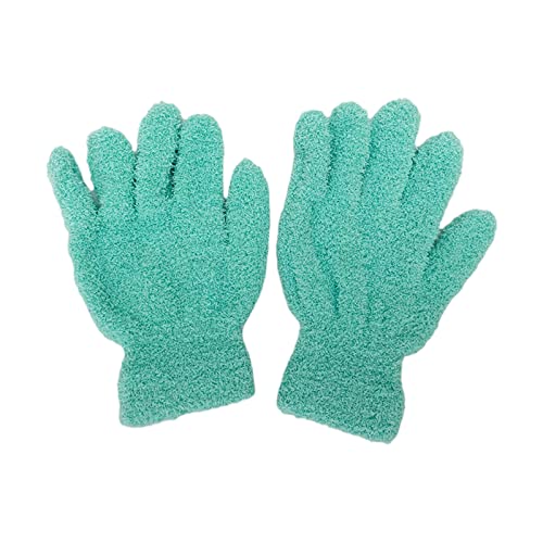 Winter Coral Gloves Windproof Women Full-finger Gloves Thicken Outdoor Ski Gloves Solid Color