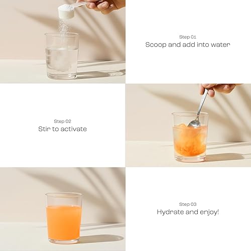 Miniatura 8 de KEY NUTRIENTS Electrolitos multivitamínicos en polvo sin azúcar - Polvo de electrolitos de naranja ácida - Suplemento de resistencia y energía