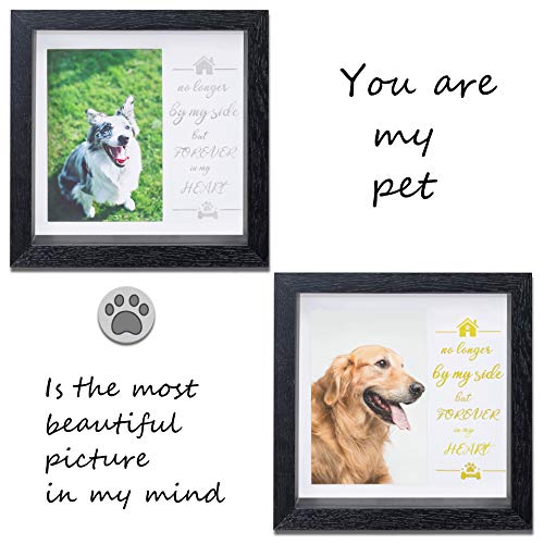 Kcrasan Pet Picture Frame Memorial - Dog Memorial Sentiment Frame For Loss Of Dog Gifts - Pet Collar Frame Remembrance Sympathy Dog Or Cat Tribute Keepsake #TOP3