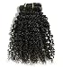 Ms Fenda Brazilian Remy Virgin Hair Kinky Curly Natural Color African American Clip In Hair Extensions 120Gram 7Pcs/Set (18", 120Gram/Set)