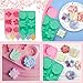 2 Pack Flower Silicone Soap Molds Tulip Daisy Flower Mold for Soap Making Daisy Molds for Chocolate Baking Cake Pops Floral Silicone Candle Candy Cake Mold Polymer Clay Resin Ice Cube Jello Mould