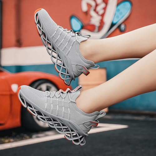 DUDHUH Women's Fashion Sneakers Womens Shoes Slip On Work Casual Comfortable Gym Walking Shoes for Women 6