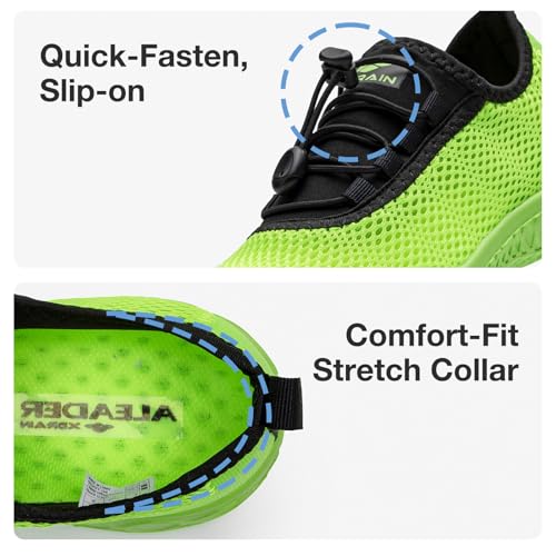 Image of ALEADER Men's Stylish Water Shoes, Quick-Dry Xdrain Water Sneakers, Lightweight & Comfort Footed