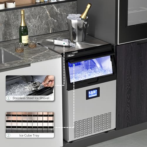 Yitahome MAYIHJNCSS Upgraded Commercial Ice Maker Machine, 150Lbs/24H Large Ice Maker Under Counter With 33Lbs Storage Bin, Outdoor Free Standing Undercounter Ice Machine thumb #4