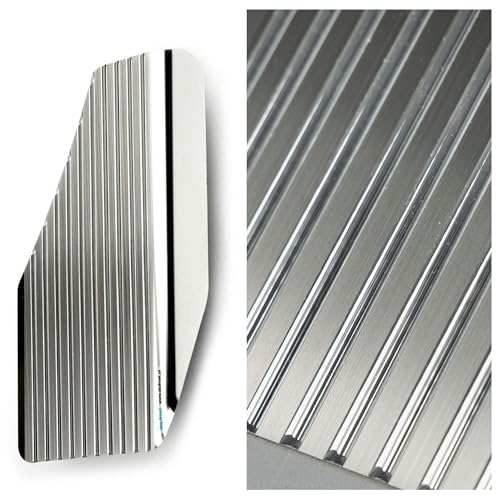 Plaque Talon de Protection Haut de Gamme CHROMEMASTER en Acier Inoxydable pour Aygo 5D