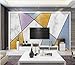 Produktbild TV-Hintergrund Tapete einfaches 3D-Stereo-Wandbild 3D-Wohnzimmer im nordischen Stil Tapete 3D-geometrische Linie Wandverkleidung-350cmx245cm