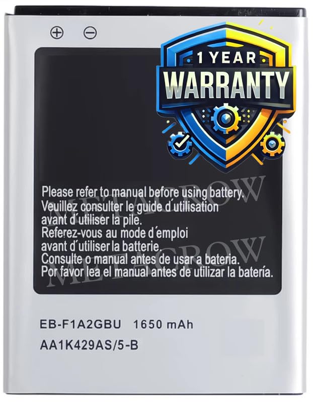 Image of Original EB-F1A2GBU Battery Compatible for Samsung Galaxy S2 - (1650mAh) - 1 Year Warranty BC46