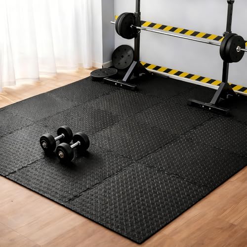 Image of Amazon Basics Interlocking Puzzle Exercise Mat | EVA Foam |Suitable for Floor Protection