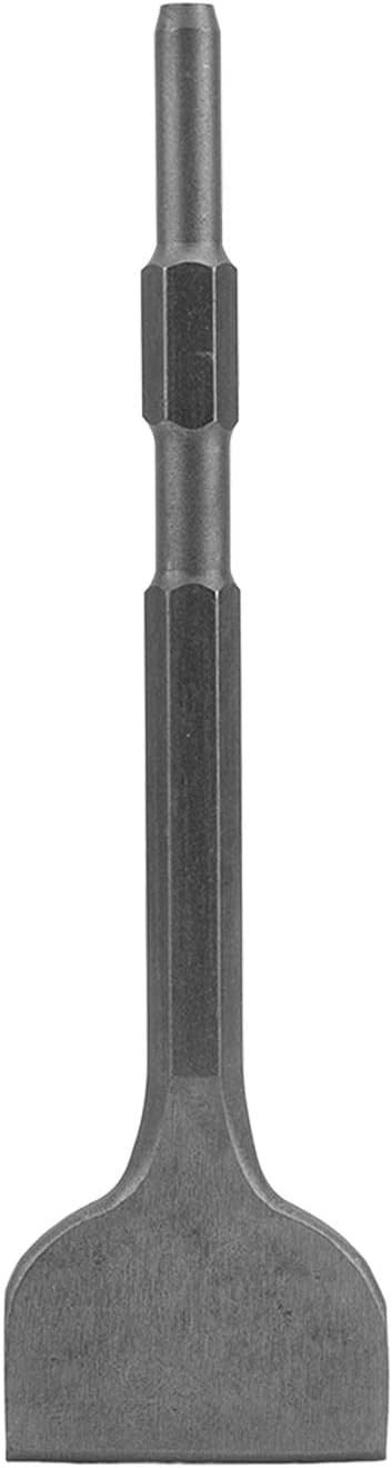 Bit Grooving Chisel Versatile 40CR Grooving Chisel for Hammer Drill Tool Bit for Masonry Concrete Brick Stone Tile Removal Hex Shank (Wide Flat)