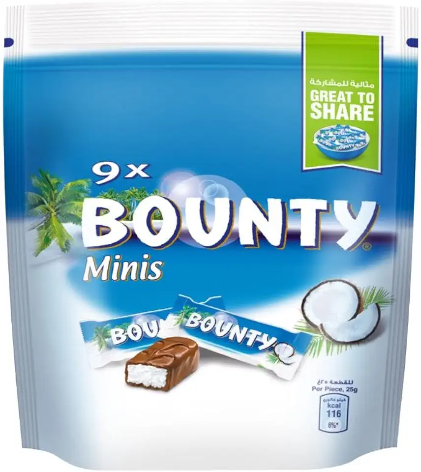 BOUNTY Minis Pouch 225g(9pc)