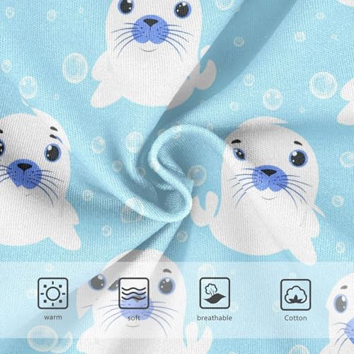 Ocean Seal Blue Toddler Girls's Underwear 2T 23028563