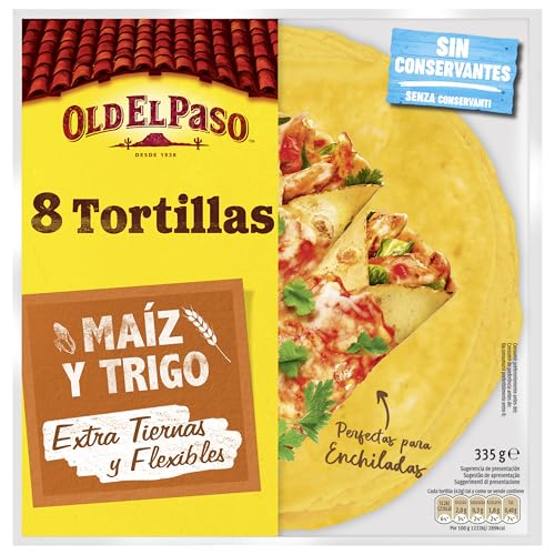Old El Paso Tortilla de Maíz y Trigo, 335g
