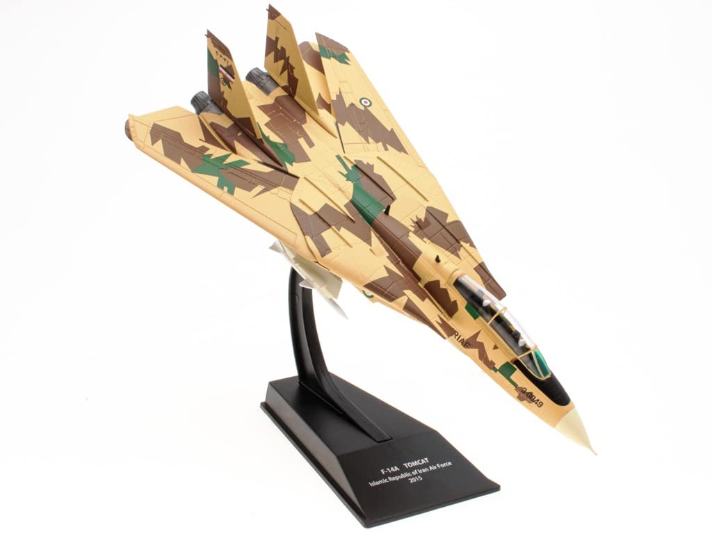 OPO 10 - Aereo da Caccia Militare 1/100 Compatibile con F-14A Tomcat Repubblica Islamica dell'Iran Air Force 2015 - con Ali spiegate - CP58