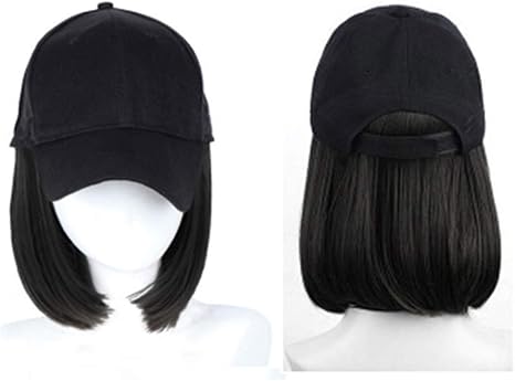 Hat Wig, Baseball Hats Wigs for Women 