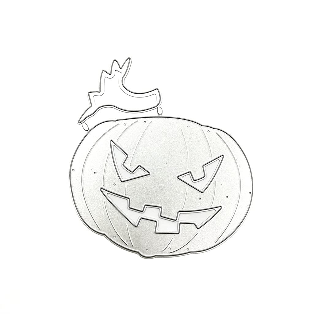 Tsophreniq Halloween Pumpkin Embossing Stencil Carbon Steel, Album Paper Card Printing for Scrapbooking Making Cutting Dies Set for Card Making