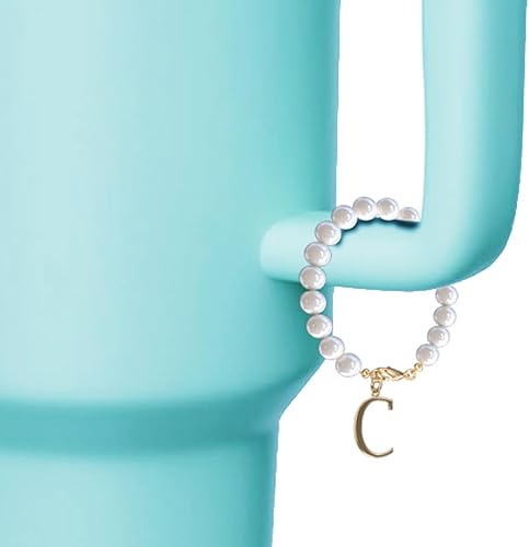 Miniatura 4 de Stanley Charms  2 piezas de dijes de letras de acero inoxidable para taza Stanley y vaso simple y moderno, dije de identificación con nombre inicial