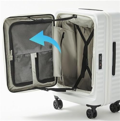 Carry On Luggages Suitcase Expansion Suitcase 2-Layer Explosion-Proof Zipper Suitcase Hardshell Lightweight Suitcase Luggage Suitcases (A-24in3