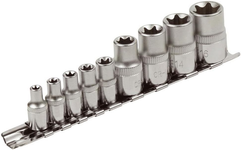 Extol Premium8818114 Inner Torx Sockets, 9 Piece Set