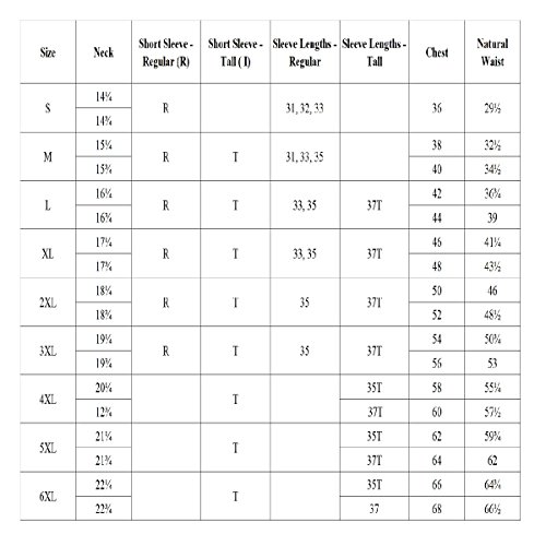 Edwards Men's Big and Tall Adjustable Cuff Cafe Shirt, Steel Grey, XXX-Large