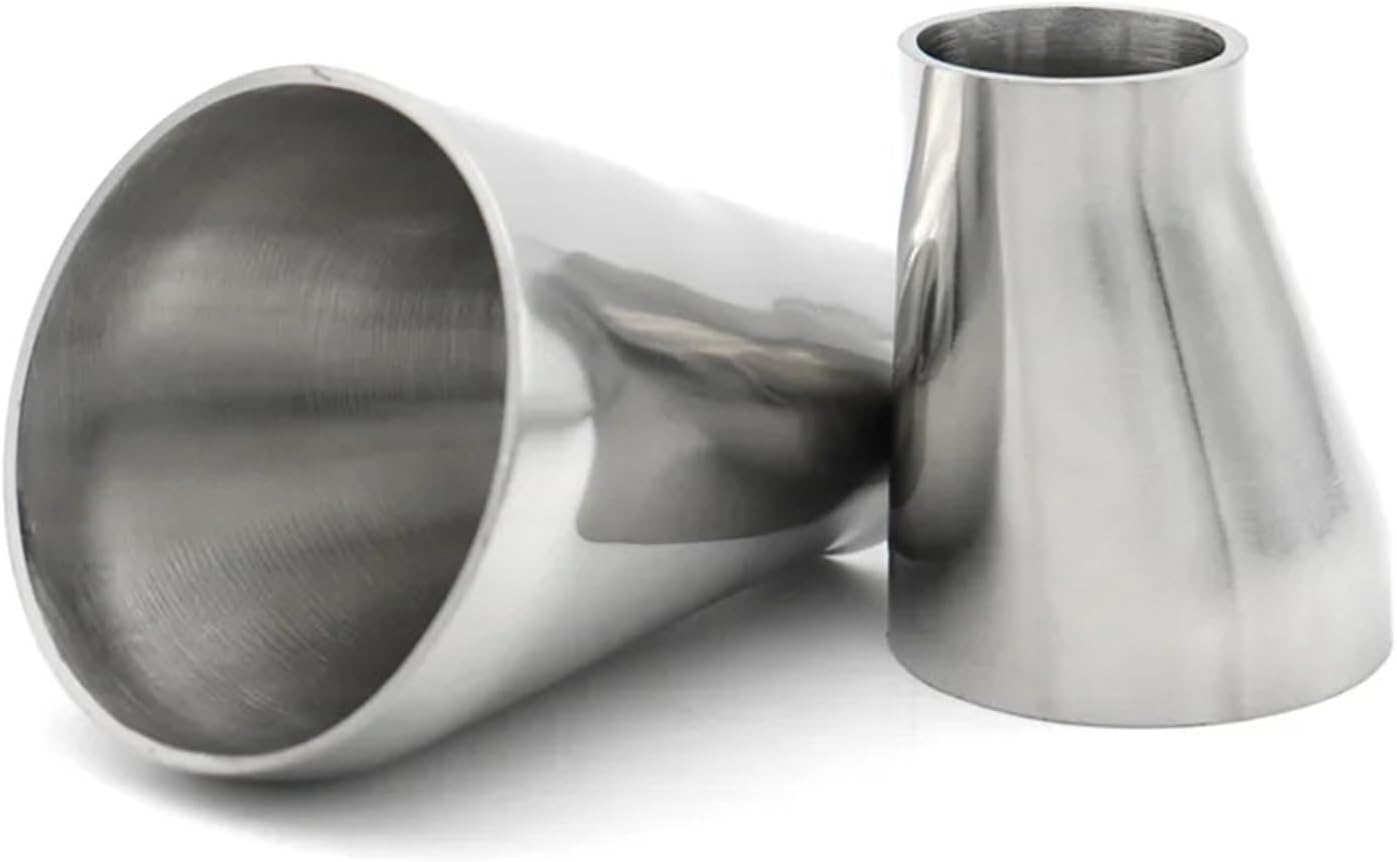 1pcs Butt Welded Eccentric Reducer Welding SS304 Stainless Steel Sanitary 19 25 38 45 51 57 63 76 89 102mm Pipe Fitting Homebrew Beer(25mm to 32mm)
