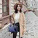 Imagen de Pahajim Bolsos Bandolera Mujer Bolso de Mano Ajustables PU Piel Tote Bag Bolso Elegante Mujer para Trabajo Diario Vida