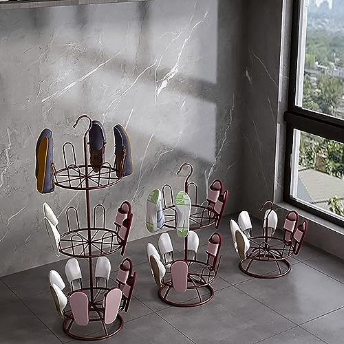 Rack dispositif de séchage de chaussures au sol et rangement balcon