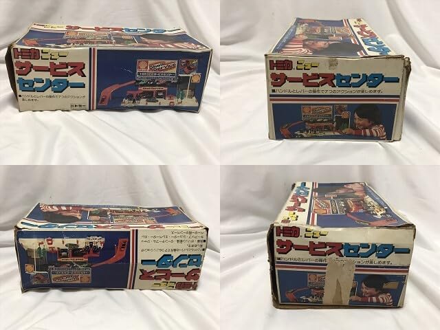 昭和レトロ　トミカ　ニュー　サービスセンター　ガソリンスタンド タカラトミー 昭和レトロ トミカ ニュー サービスセンター ガソリンスタンド