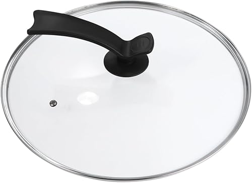 1 pieza cubierta de olla de silicona utensilios de cocina de acero inoxidable tapas de olla de repuesto tapa de vidrio templado cazuela utensilios