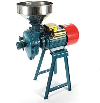 Electric Mill Wet Dry Cereals Grinder 220V 1500W Rice Corn Grain Coffee Wheat Feed Flour Grinding Miller Milling Machine with Funnel