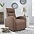 Flamaker Fabric Recliner Chair Massage Recliner Sofa Chair Adjustable Reclining Chairs Home Theater Single Modern Living Room Recliners with Thick Seat Cushion and Backrest by Flamaker