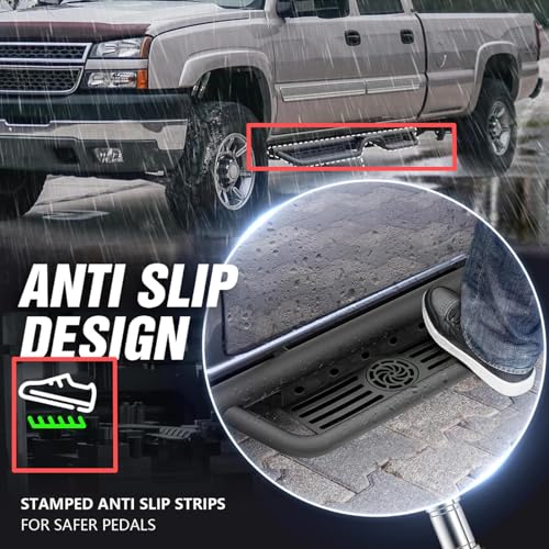 Estribos laterales para Chevy Silverado y GMC Sierra 2019-2026 miniatura 2