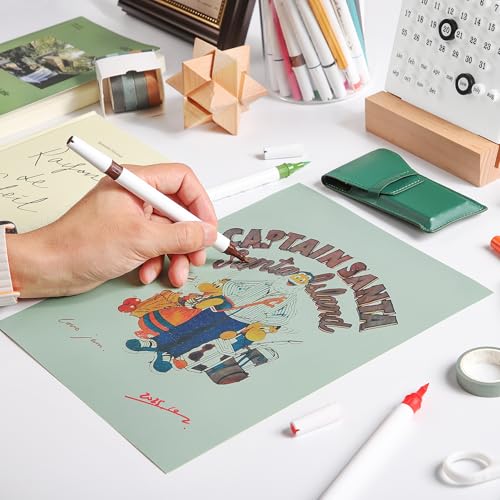 35 Sheets Sage Green Cardstock 8.5 x 11 Inch Card Stock Boho Paper 250GSM/92LB Thick Paper for Card Making Scrapbooking DIY Crafts UAP31SG35