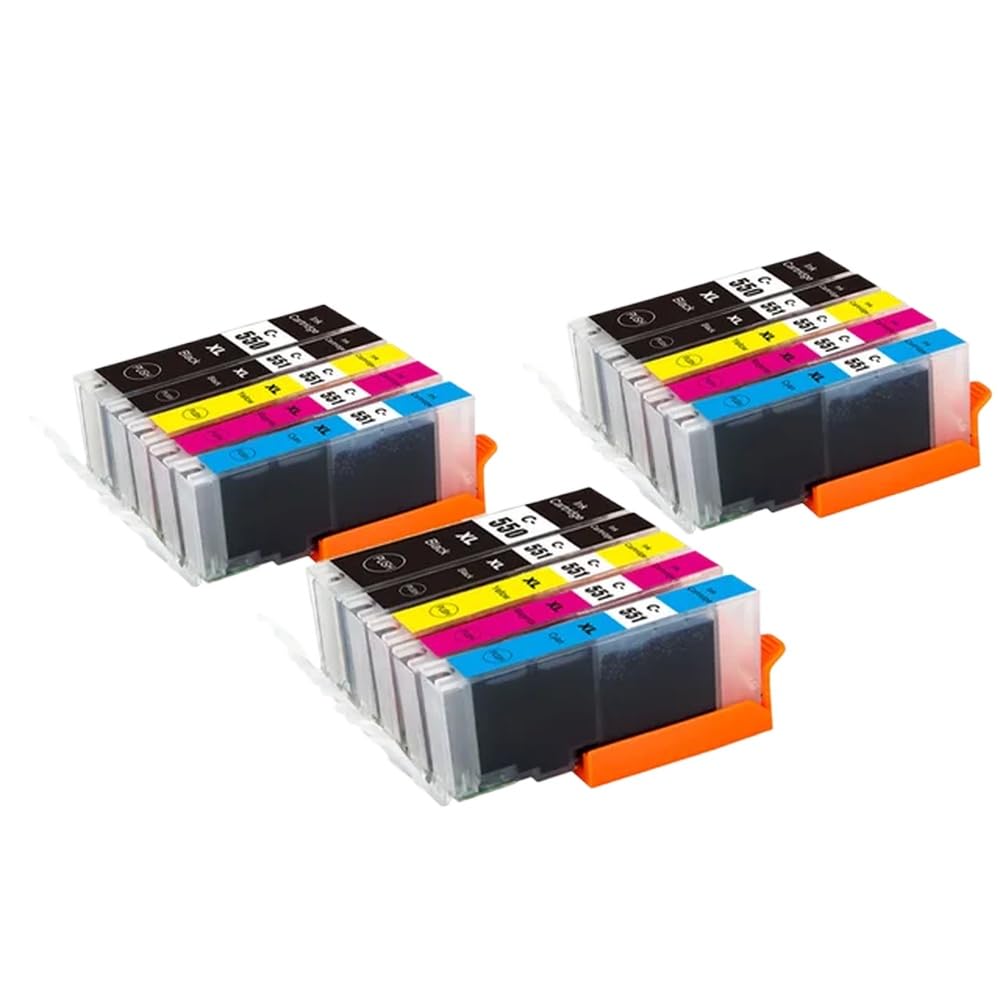 Cartuccia d'inchiostro PGI 550xl CLI 551XL compatibile con stampante MG5450 MG5550 MG5650 MG6450 MG6650 Ip7250(3BK3PBK3C3M3Y)