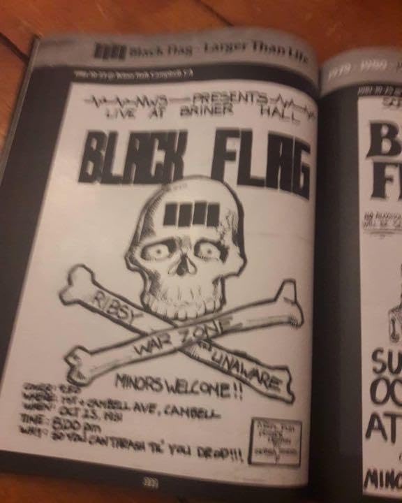 Amazon.co.jp: LARGER THAN LIFE Black Flag Memorabilla : Office