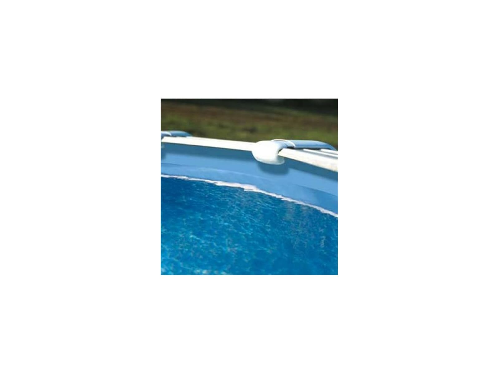 Gre Liner PVC Impermeabile Piscina Rotonda Fuori Terra 450x90 cm Blu Overlap