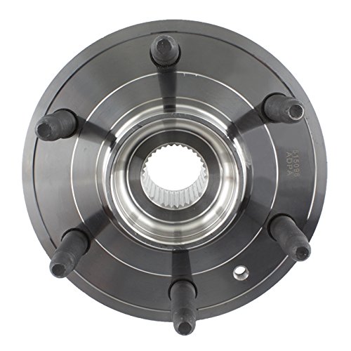 AKKON - for Chevy GMC Cadillac SUV Pickup Truck 4WD 515096 Pair of 6-Bolt Front Wheel Hub and Bearing Assembly W/ABS