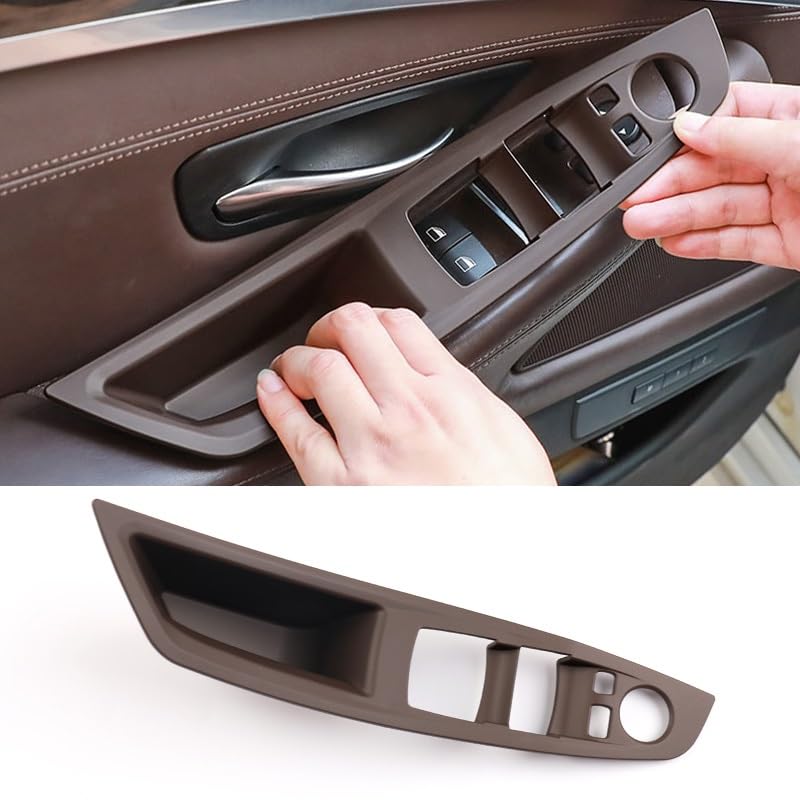Consolle cover per interni Per BMW 2011-2017 Serie 5 F10 F18 F11 Maniglia Per Porta Auto Pannello Protezione Tirare La Cornice Copertura Maniglie Per Porte Interne Auto Adesivo Adesivi auto center ( C