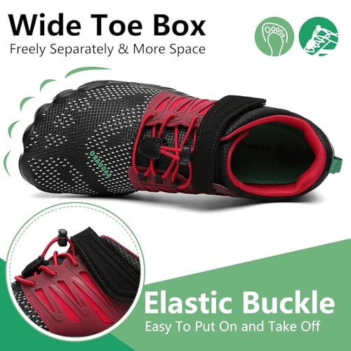 Image of SAGUARO Womens Mens Barefoot Shoes Minimalist Trail Runner Wide Toe Box Zero Drop Outdoor Cross Training Shoe