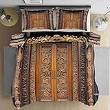 【FERMETURE ÉCLAIR】La housse de couette avec fermeture éclair est plus fiable et pratique que les boutons. Chaque coin de la housse est équipé de liens discrets pour maintenir la couette en place et éviter qu'elle ne glisse