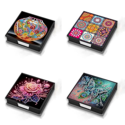 Boîte à notes Diamond Art en cuir pour ne plus perdre vos idées importantes