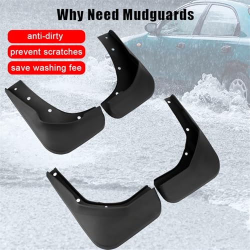 Guardabarros de coche contra salpicaduras y suciedad para Ford Kuga 4 piezas 2
