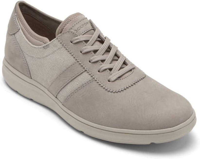 Amazon.com: Rockport Men's Zaden 5-Eye Ubal Sneaker Rockport メンズ Zaden 5 Eye Ubal スニーカー, ストーン, 24