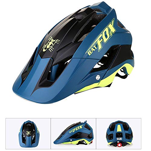 BAT FOX F-659 Ultraligero Cascos de Bicicleta,Antivibraciones, Protección Solar, Moda, Transpirable, Casco de Ciclismo Especializado para Montaña/Bicicleta de Carretera Unisex