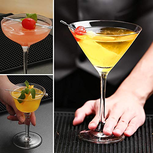 30 Pcs Stainless Steel Cocktail Picks with Transparent Case, maxin Cocktail Toothpicks for Cocktails,Barbecue Snacks,Fruit and Fruit Decorations(Silver)