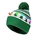 Produktbild Hifot LED Leuchten Hut Mütze Stricken Helle und Bunte Xmas Christmas Weihnachten Warme Neuheit Strickmütze (Grüner Weihnachtsbaum)