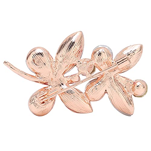 Broche de borboleta de cristal fashion, broches para mulheres pequenos vintagem, broche de liga de b