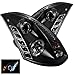 Spyder Auto 5011060 LED Halo Projector Headlights Black/Clear