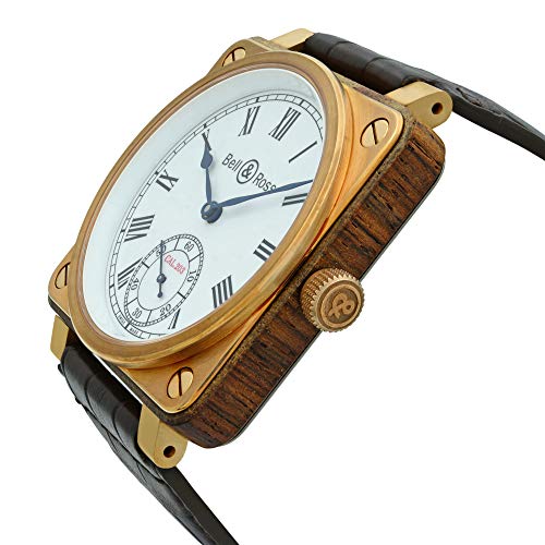 Bell & Ross Instrument De Marine Bronze Wood Manual Wind Watch BR01-CM-2033