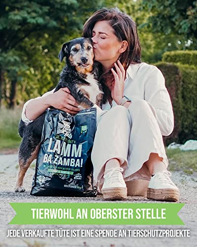 Tales & Tails Lamm Ba Zamba Halbfeuchtes Trockenfutter für Hunde | Getreidefrei | Mit 75% Lamm Als Tierische Proteinquelle | Nur 6 Zutaten | Hohe Verträglichkeit | 4kg