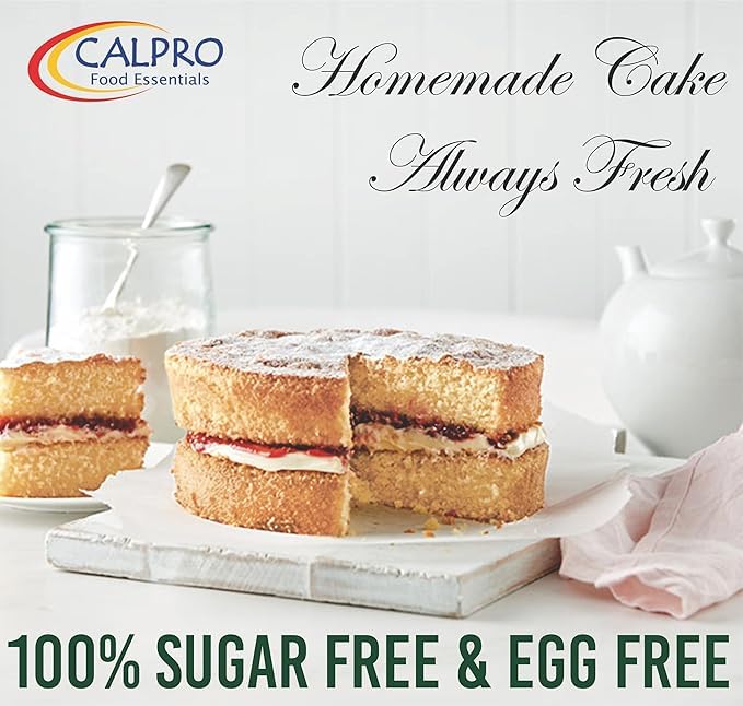 Image of Freedom Vanilla Cake Mix - 1KG :Sugar Free, Egg Free Premix Cake, ! High Protein ! Melt-In-Mouth -100% Vegetarian :Muffins & Pound Cakes: Mix 1KG